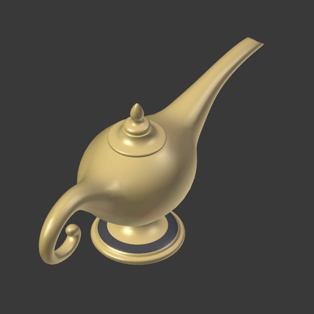 Aladdin Magic Lamp 3d Model