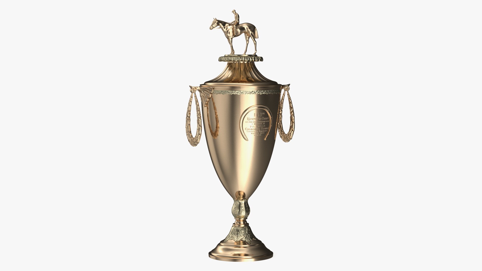 Kentucky Derby Trophy 3D model preview