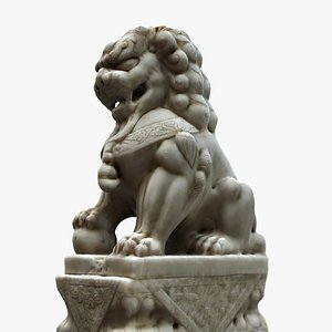 3d lion chinese model