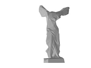 Low Poly Winged Victory of Samothrace 3D model