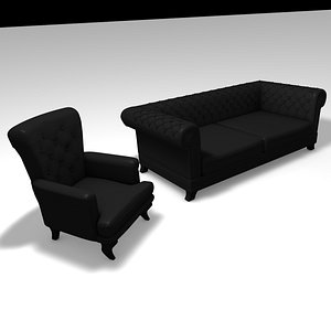 sofa armchair 3D model
