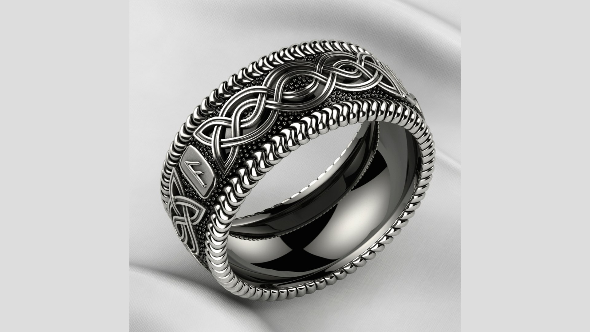 3D Nordic Viking Runes Ring - TurboSquid 1824187