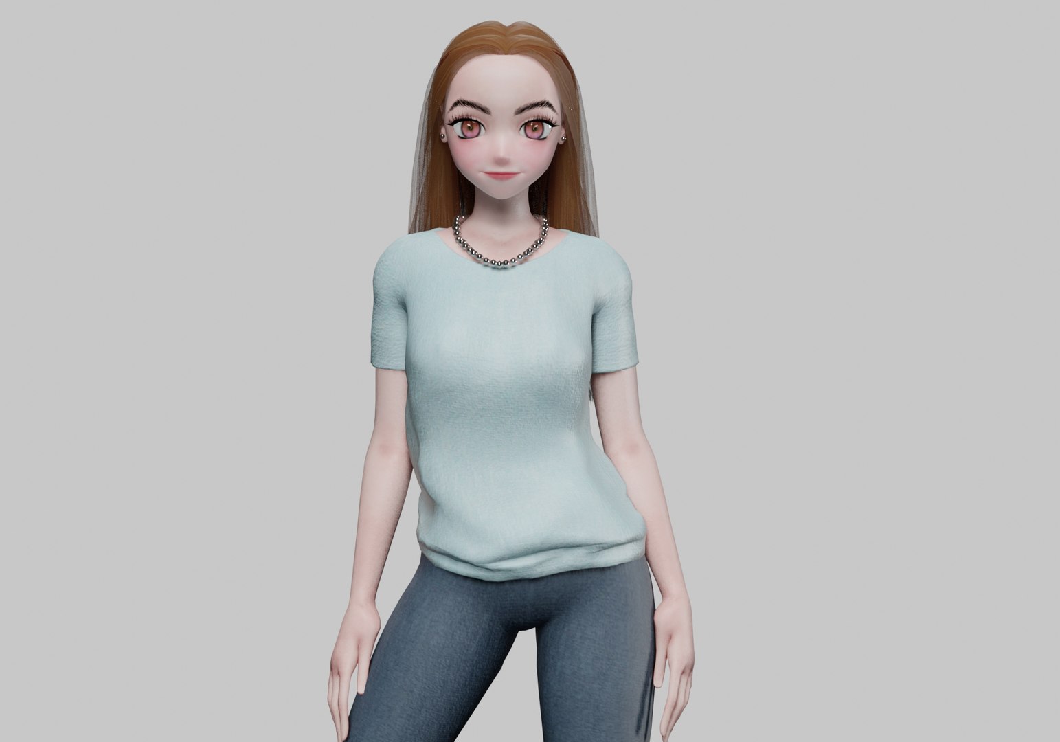Cute Standard Girl V31589 3D - TurboSquid 2271552