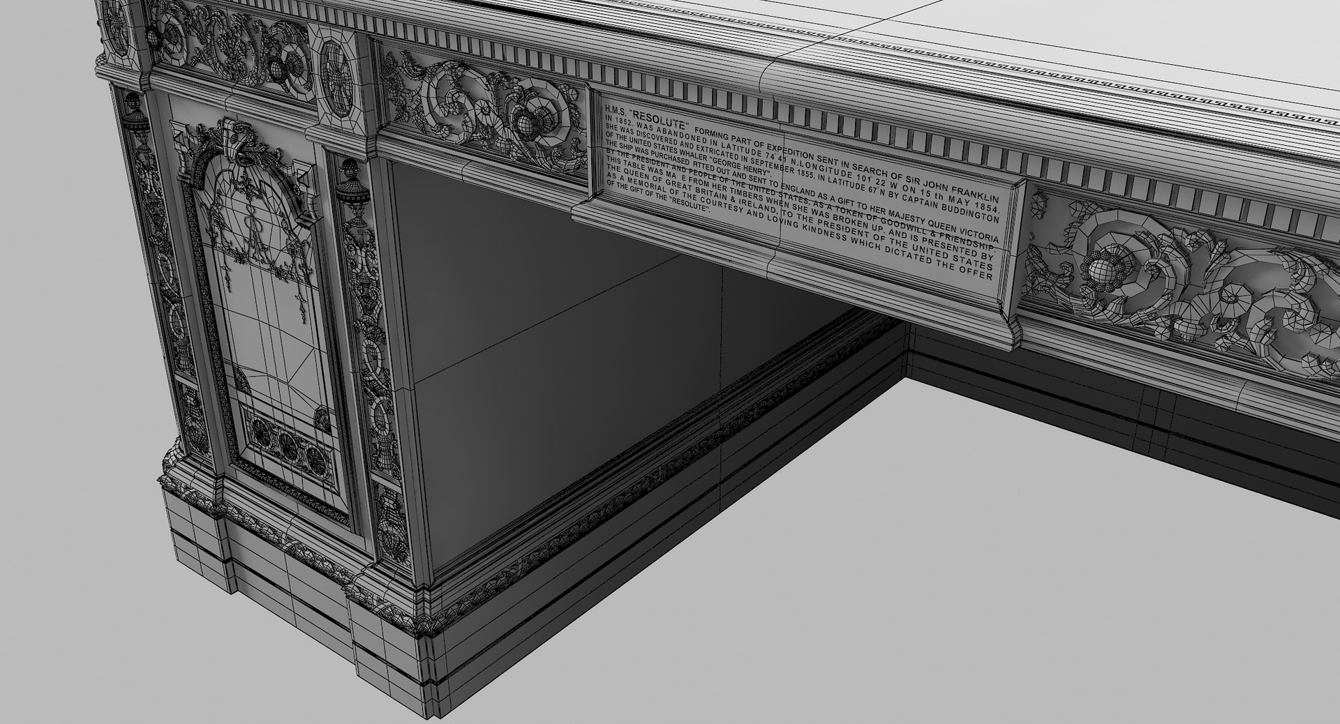 3D Resolute Desk TurboSquid 1275594