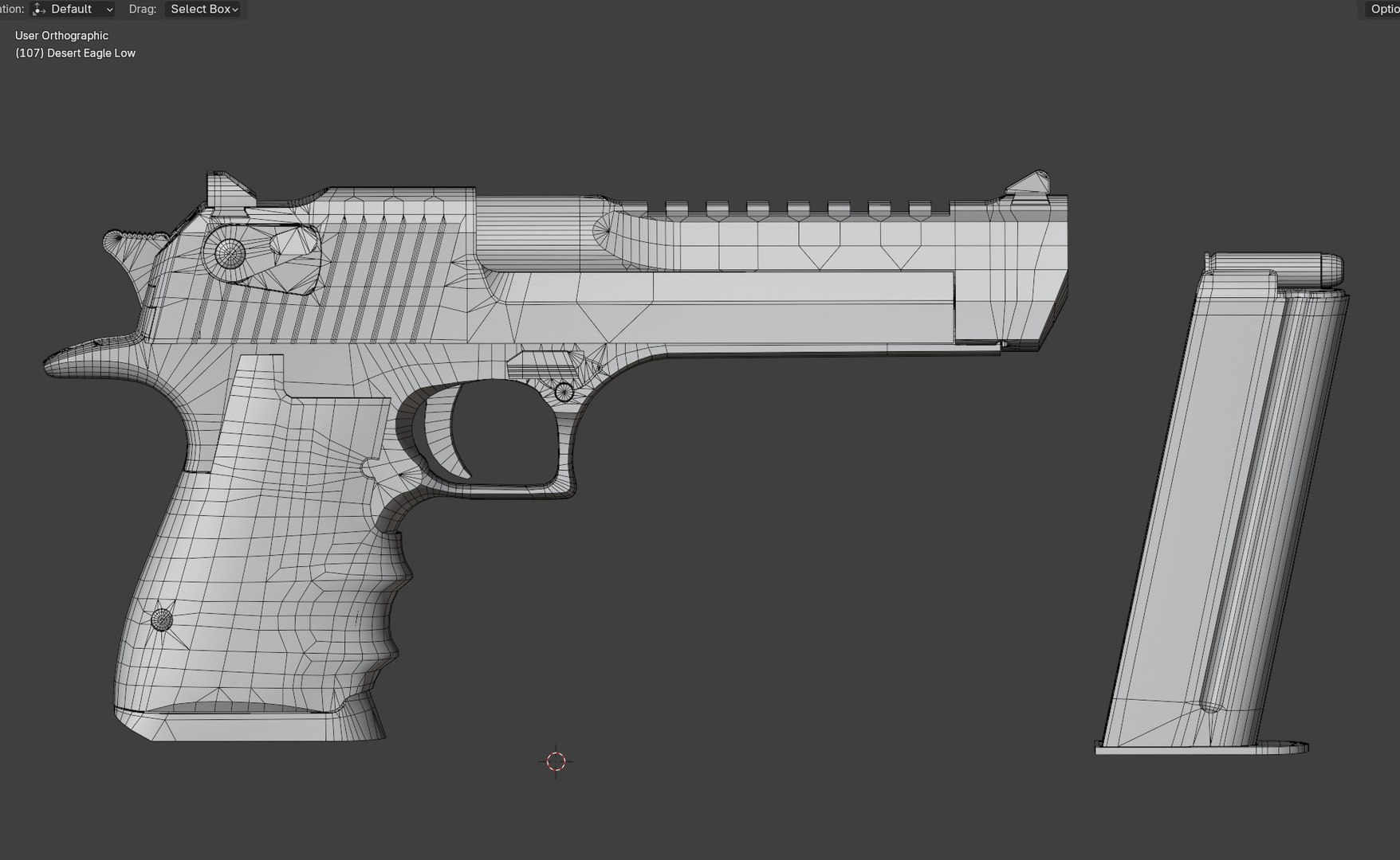 3D Game Ready Desert Eagle Model - TurboSquid 2347057