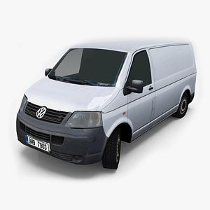3d vehicle volkswagen transporter t5