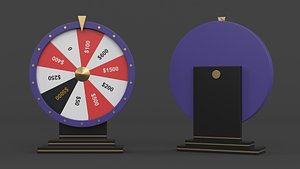 3D Wheel of Fortune model