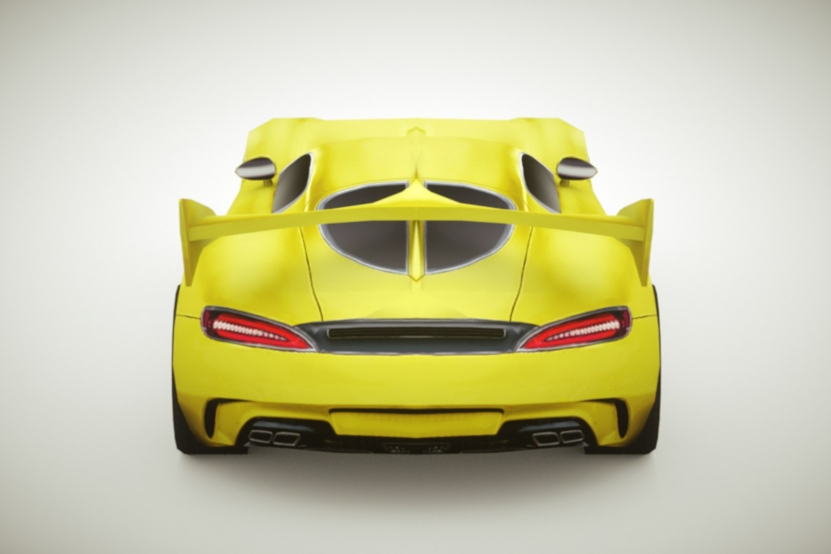 3d Generic Supercars Colors Car Model