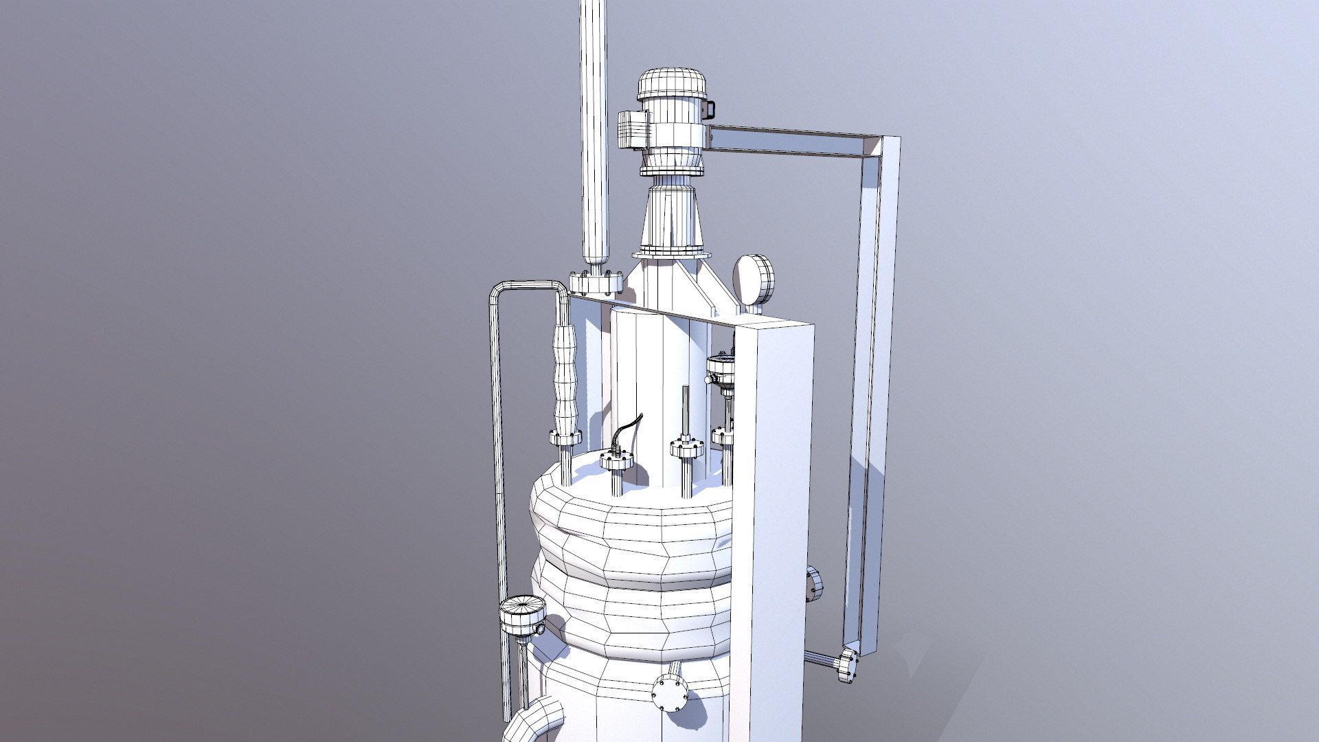 Reactor System Model - TurboSquid 2290554