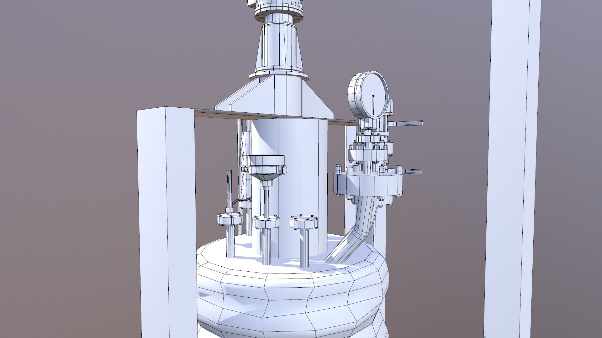 Reactor System Model - TurboSquid 2290554