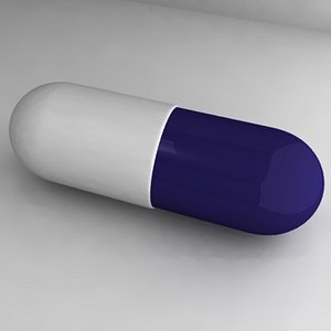 3d pill model