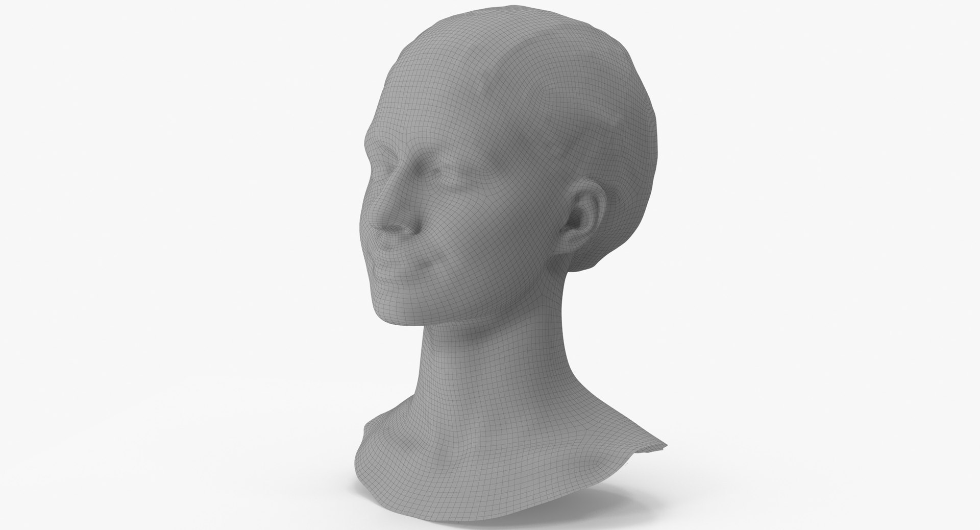 Penelope Human Head Dimpler AU14 Clean Scan 3D - TurboSquid 1767530