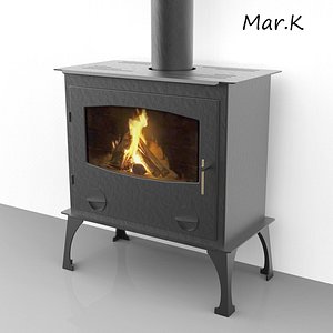 fireplace haas sohn nordic 3d model
