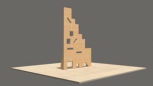 3D model shootingbarrier