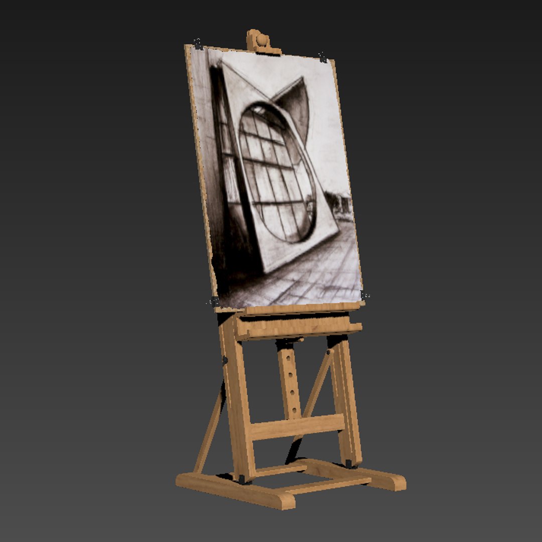 easel art painting max