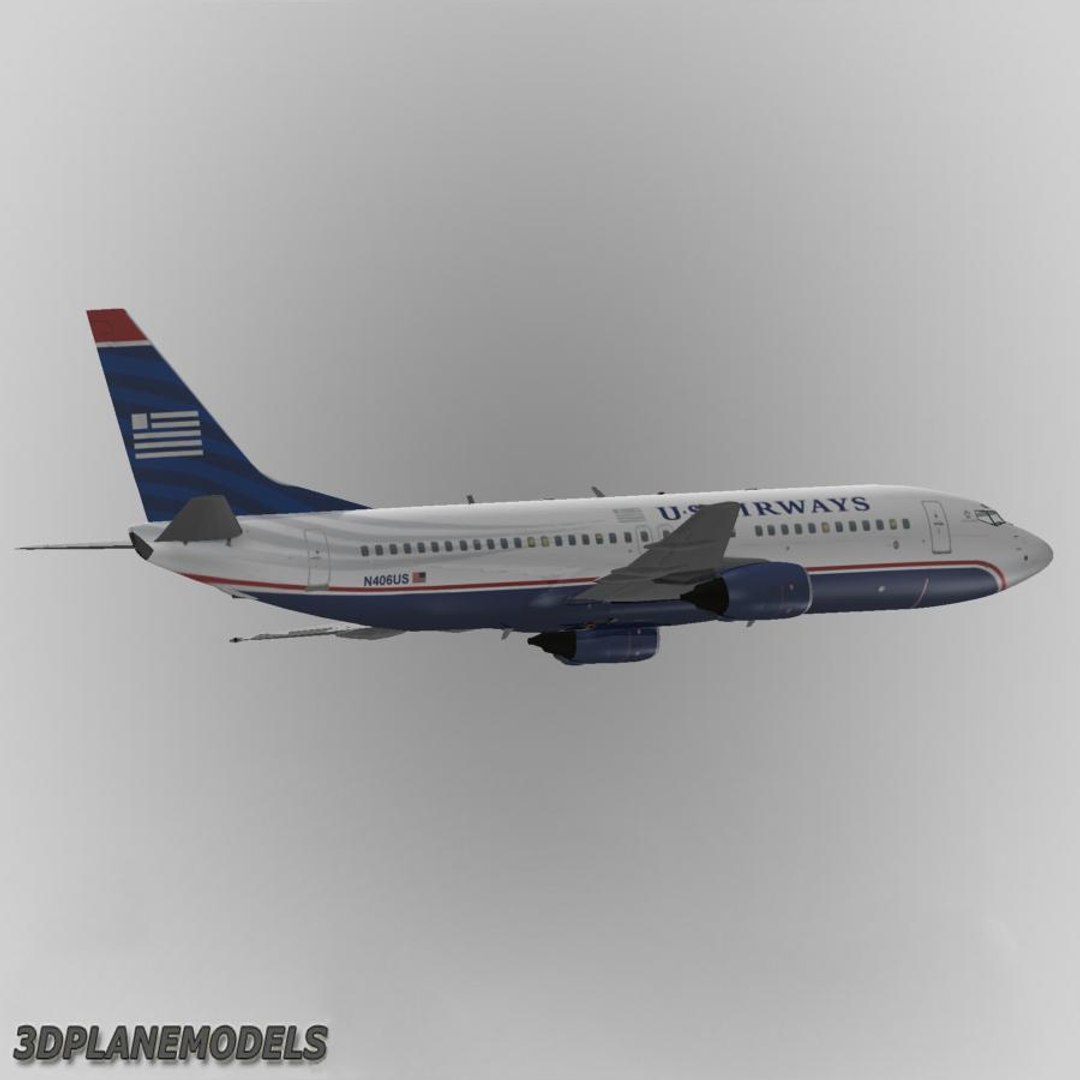 B737-400 Airways 3d Model