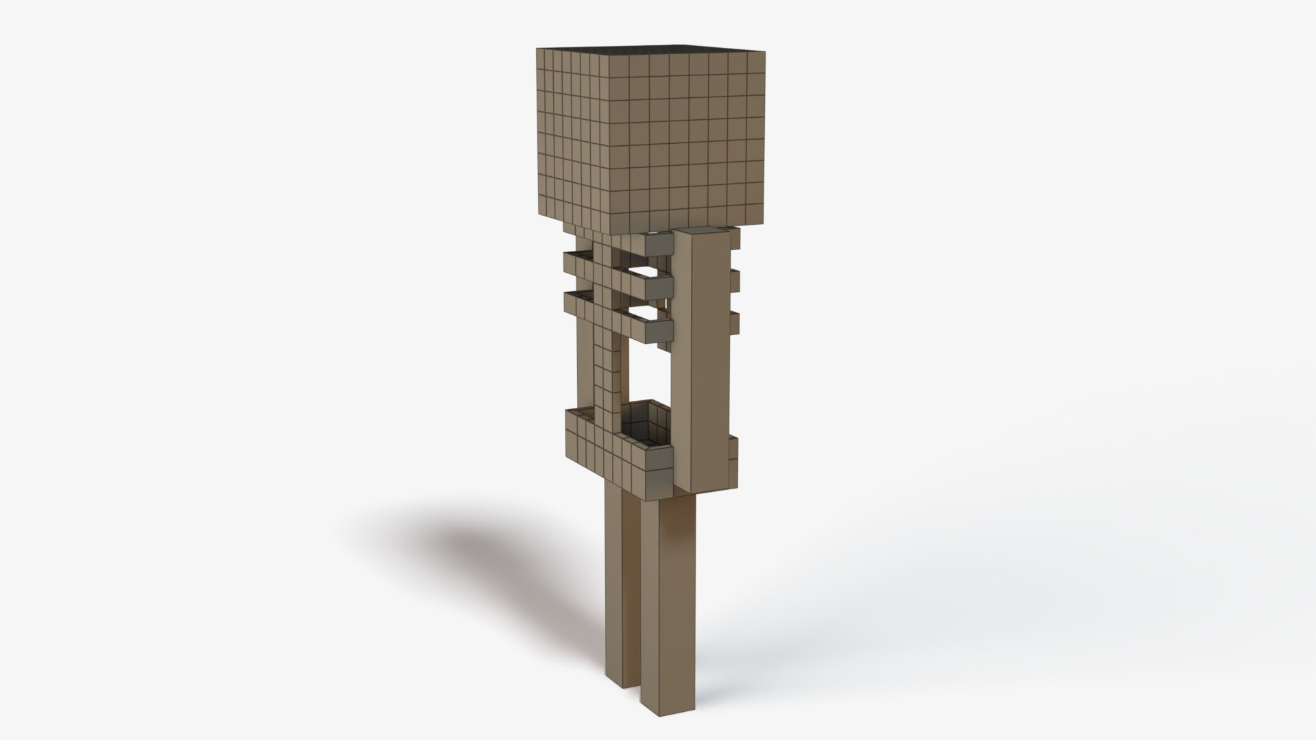 Minecraft Skeleton Model - TurboSquid 2641245