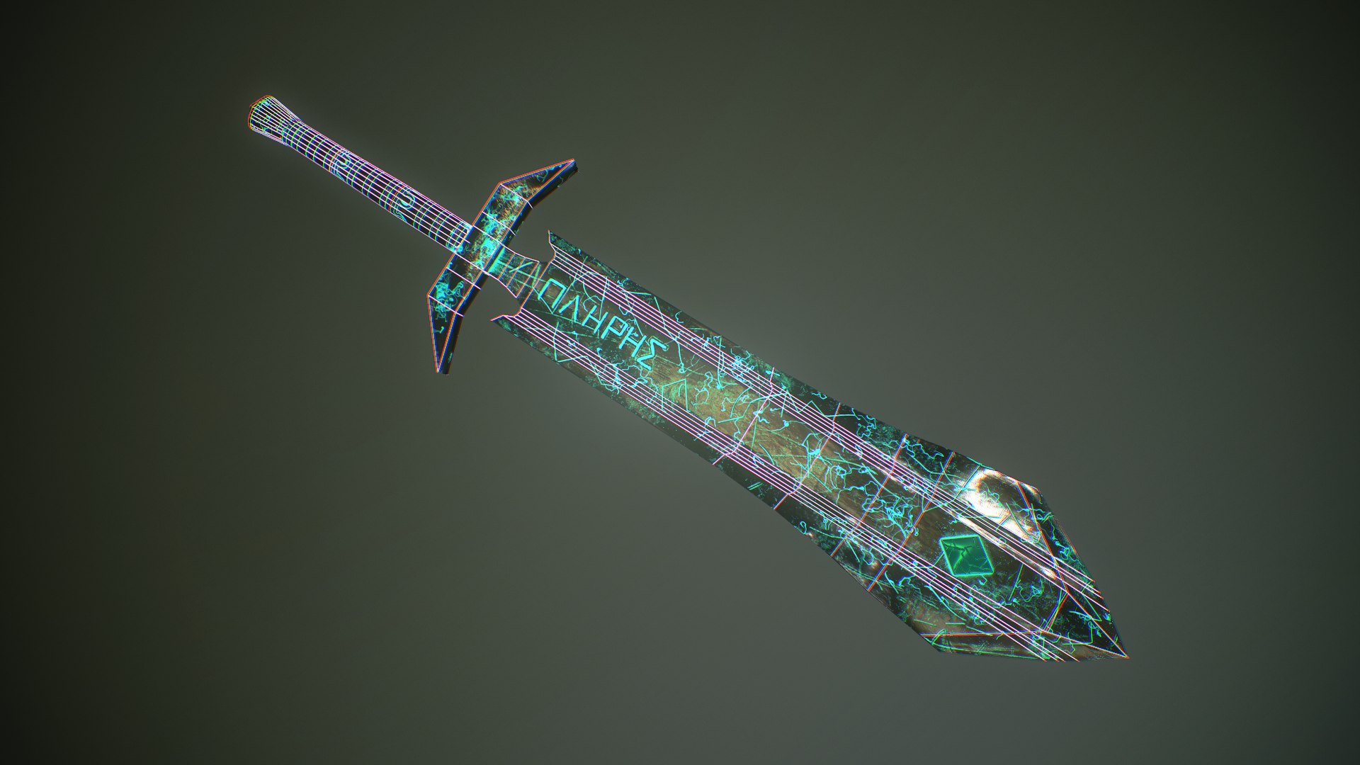 3D model sword object polygons - TurboSquid 1447658