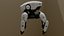 Quadruped Sci-Fi Robot Game-Ready PBR 3D Model