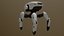 Quadruped Sci-Fi Robot Game-Ready PBR 3D Model