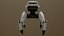 Quadruped Sci-Fi Robot Game-Ready PBR 3D Model