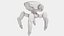Quadruped Sci-Fi Robot Game-Ready PBR 3D Model