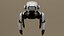 Quadruped Sci-Fi Robot Game-Ready PBR 3D Model