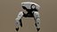 Quadruped Sci-Fi Robot Game-Ready PBR 3D Model