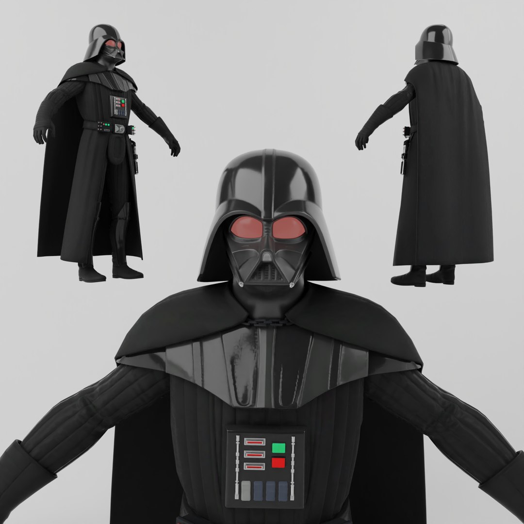 Darth Vader Lowpoly Rigged 3D - TurboSquid 2034124