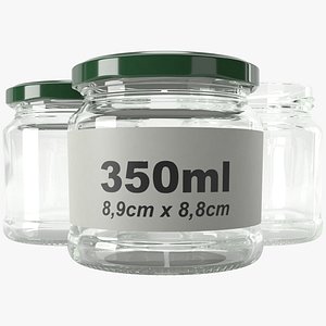 3D model jar glass type8