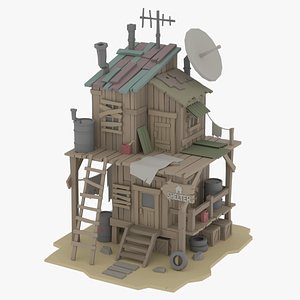 Low poly Survival Building 03