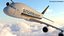 Singapore Airlines Airbus A380 Rigged for Cinema 4D