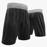 Black boxing shorts
