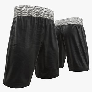 Black boxing shorts