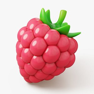 Raspberry Stylized 3D model