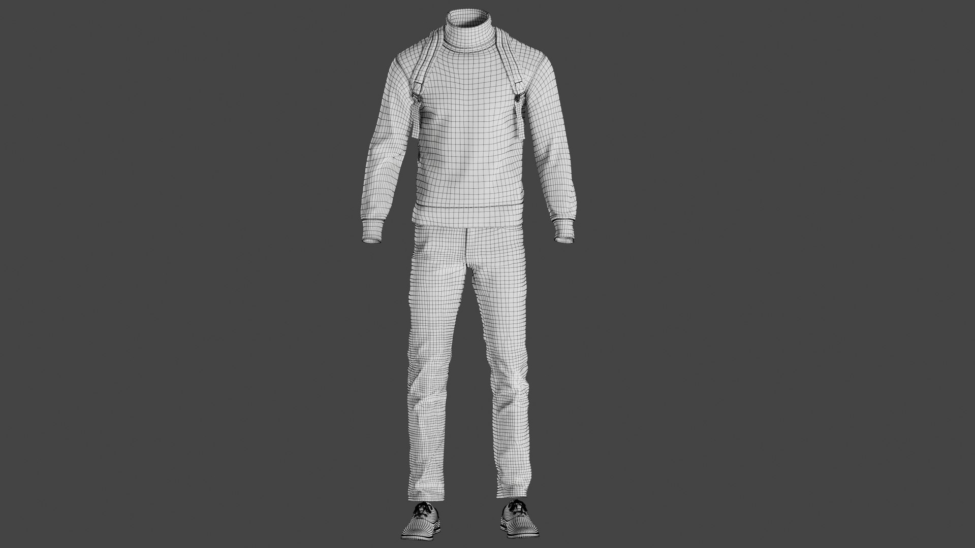 Mesh Clothing Mix 24 3D Model - TurboSquid 1667707