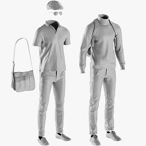 mesh clothing mix 24 3D model