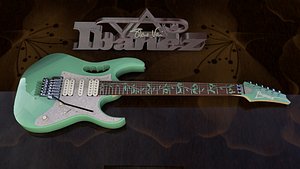 steve vai ibanez jem70v 3d c4d