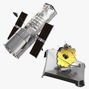 space telescopes hubble james model