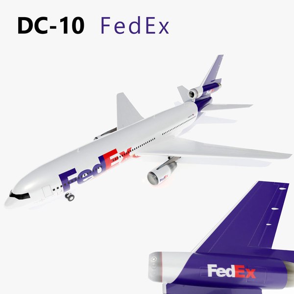 DC-10 旅客機 FedEx3Dモデル - TurboSquid 2095172
