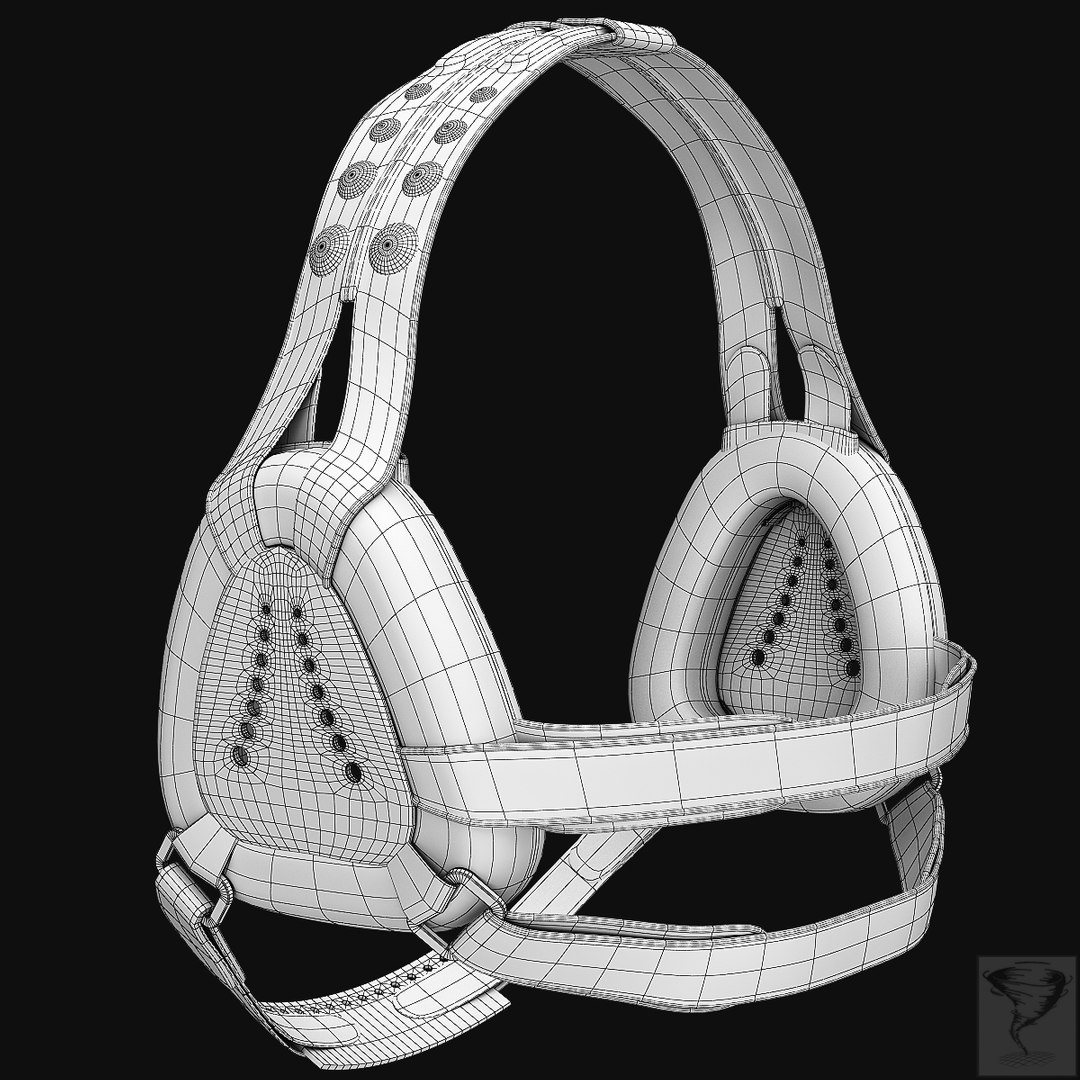 3d asics wrestling ear protectors model