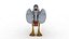 Funny  Cartoon Ostrich