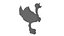 Funny  Cartoon Ostrich