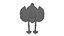 Funny  Cartoon Ostrich
