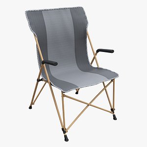 Folding camping reclining armchair 01
