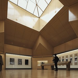 Suzhou Museum - Entire building and Art galleries 3D model