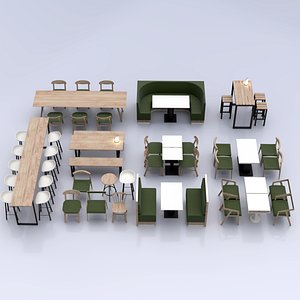 Restaurant Furniture Set 20 Item