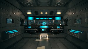 Spaceship 03 Pilot Cockpit PBR