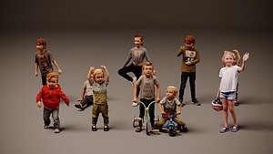 3D Childrens Collection x 10 05 model