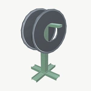 Steel Plate Hanging Stand